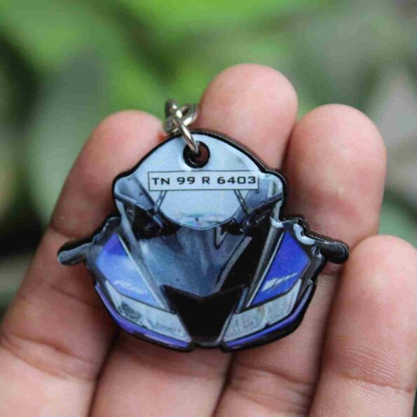 Front Side .9Bike Shape Keychain [Gel]