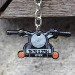 Front Side Bike Shape Keychain [Gel]