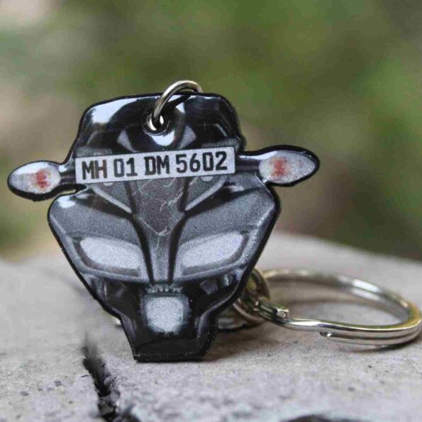 Front Side Bike Shape Keychain [Gel].1