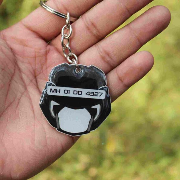 Front Side Bike Shape Keychain [Gel].2