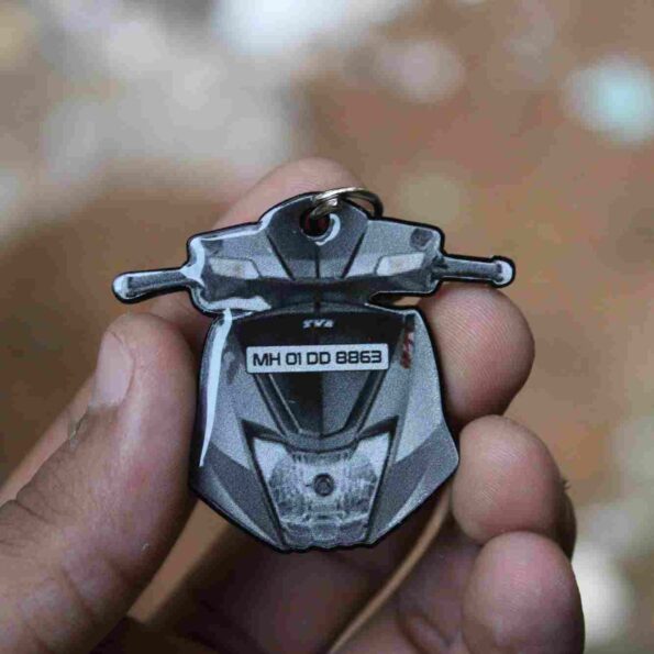 Front Side Bike Shape Keychain [Gel].4