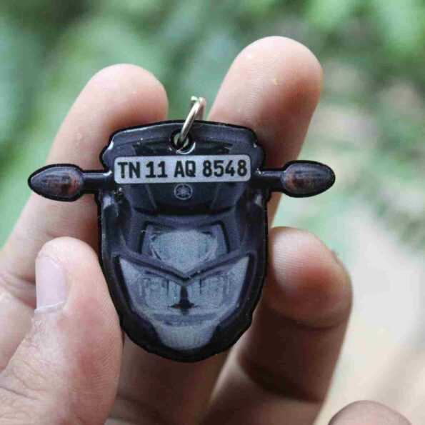 Front Side Bike Shape Keychain [Gel].8