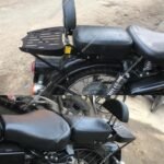 Adjustable Cushion Backrest with Luggage Carrier for Royal Enfield (3)