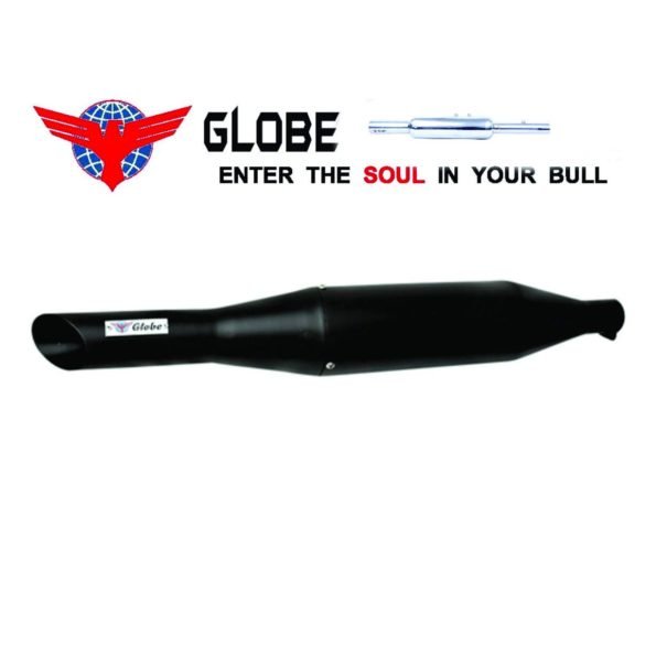 Globe Red Rooster Exhaust Silencer For Royal Enfield (2)