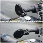 Round Foldable Anti Glare Bar End Side Mirror (1)