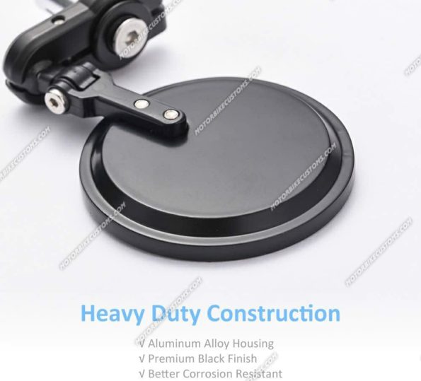 thumbnail image 2 of KEEPDSGN Foldable Black Bar End Mirrors - 3 2 of 6