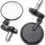 Round Fordable Anti Glare Bar End Side Mirror