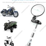 Round Fordable Anti Glare Bar End Side Mirror