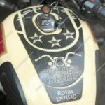 bullet rider tank pad sticker