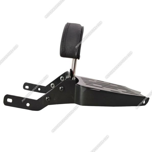Luggage Carrier with Cushion Adjustable Backrest for Royal Enfield (2)