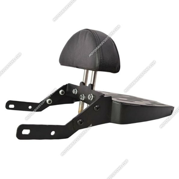 Luggage Carrier with Cushion Adjustable Backrest for Royal Enfield (3)