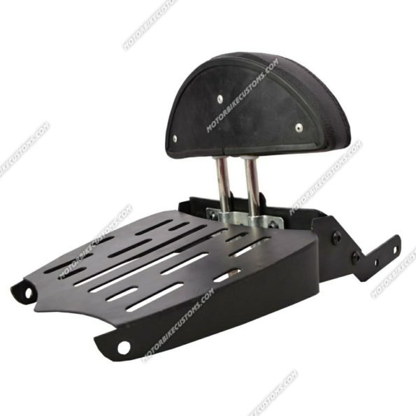 Luggage Carrier with Cushion Adjustable Backrest for Royal Enfield (8)