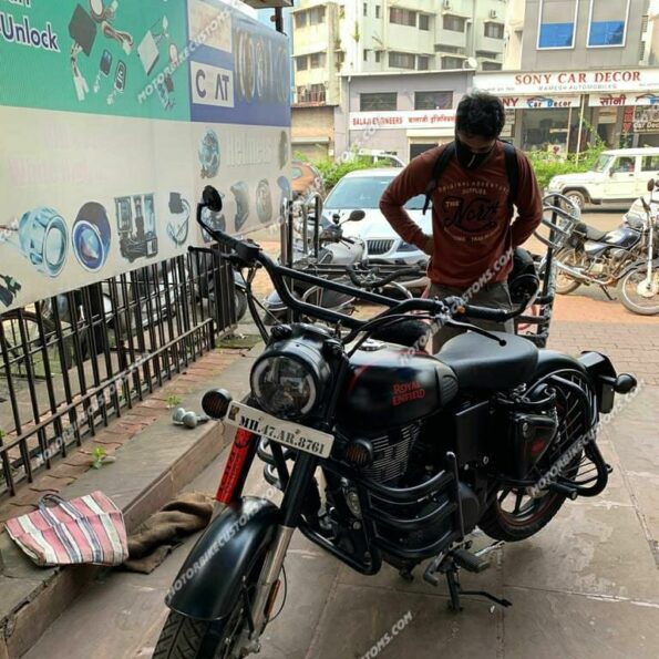 Harley Style Handle Bar For Royal Enfield Bullet (1)