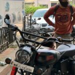 Harley Style Handle Bar For Royal Enfield Bullet (2)