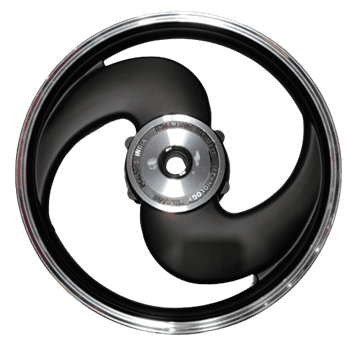 S alloys wheels for royal enfield bullet – black (1)