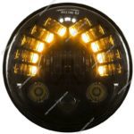 Teeth and eye design led headlight