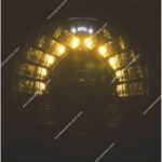 Teeth and eye design led headlight