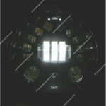Teeth and eye design led headlight