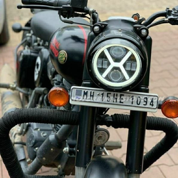 X Headlight For Royal Enfield (3)