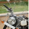 Front Windshield White For Royal Enfield Classic 350