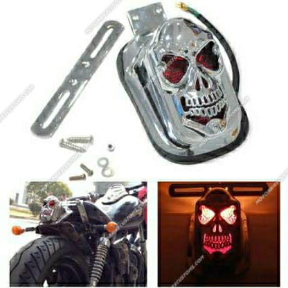 Rear Skull Brake Tail Light (5)