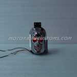 Rear Skull Brake Tail Light Chrome.2