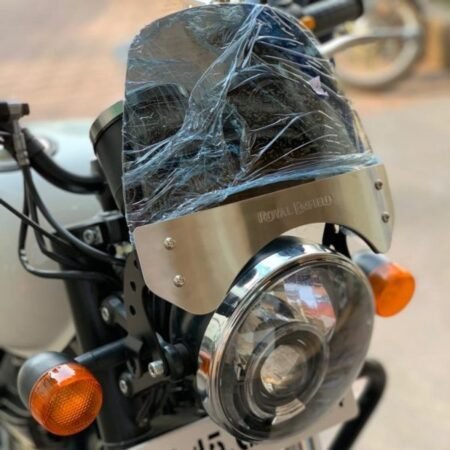 tall long interceptor type windshield for royal enfield
