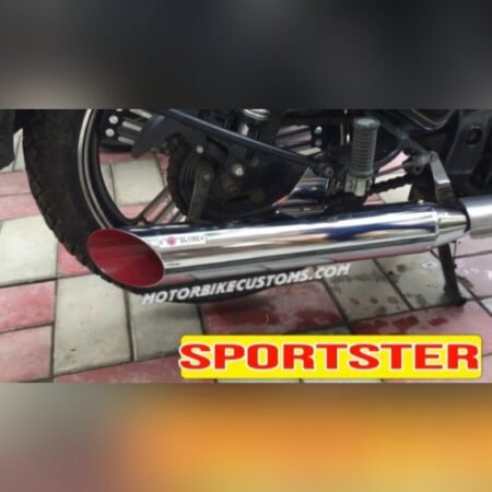 Globe Sportster Exhaust For Royal Enfield