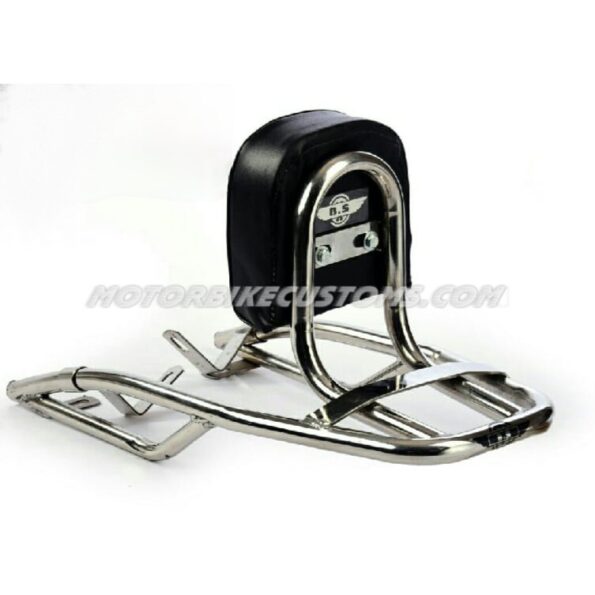 Harley Type Backrest With Carrier For Royal Enfield (2)