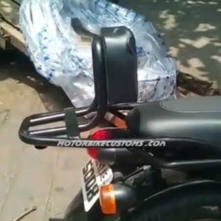 Harley Type Backrest With Carrier For Royal Enfield Bullet