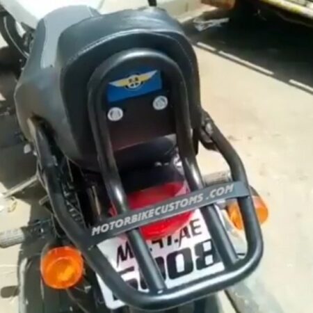 Harley Type Backrest With Carrier For Royal Enfield