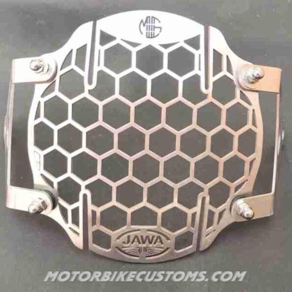 Headlight Grill For Jawa 42, Classic & Perak (5) Headlight Grill For Jawa 42, Classic & Perak