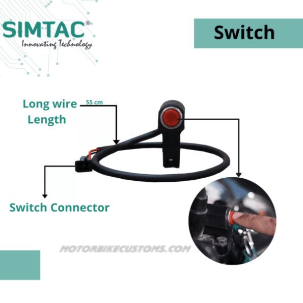 Simtac Hazard Flasher Module With Switch V6.0