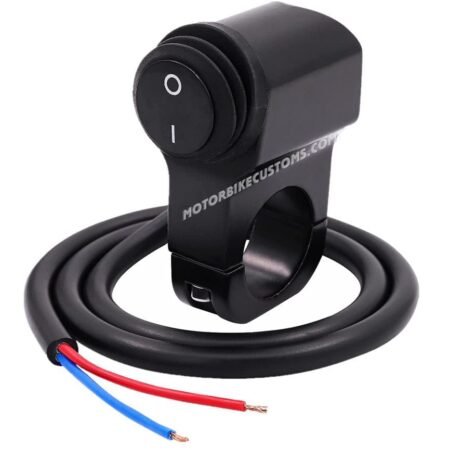 Black One way Single Button OnOff Switch