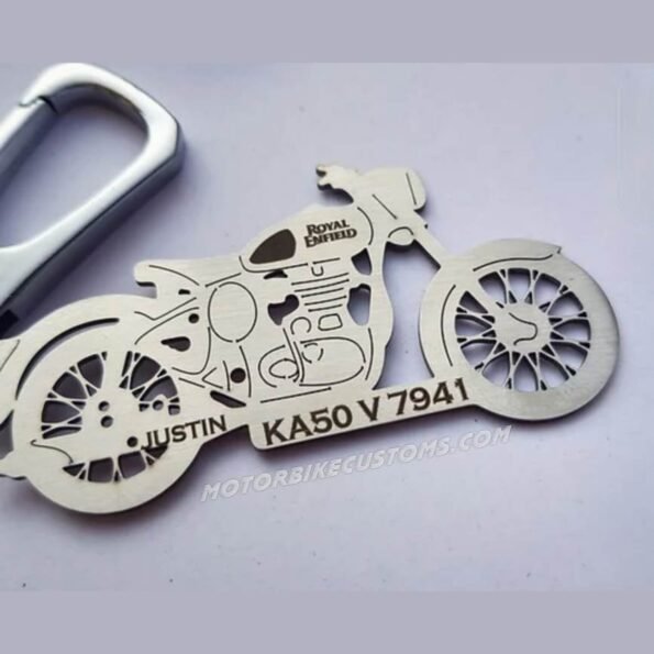 Metal Keychain For Royal Enfield (1)