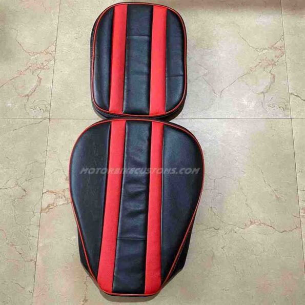 Red and Black Cushion Seat Covers For Classic Reborn