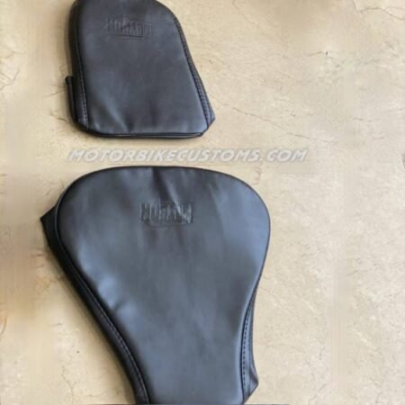 Plain Seat Cover For Royal Enfield Meteor 350 Meteor 350e Because, ~~ Cushion Layer on it | It's Comfortable. ~~ Strong Strichhing for Great Finishing. No one can serve this quality at these rates. Material: H-Quality Leatherette/rexine. Premium and Good Looks. Delivery time: 4-9 days.50