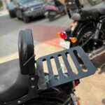 Backrest With Top Rack For Royal Enfield