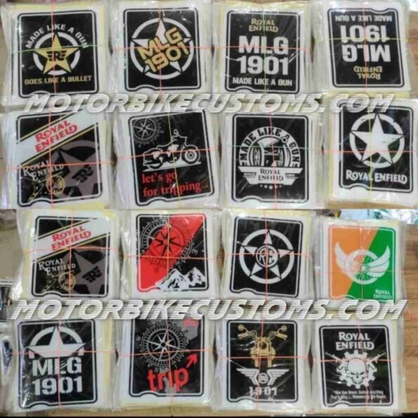 Battery Box Stickers For Royal Enfield