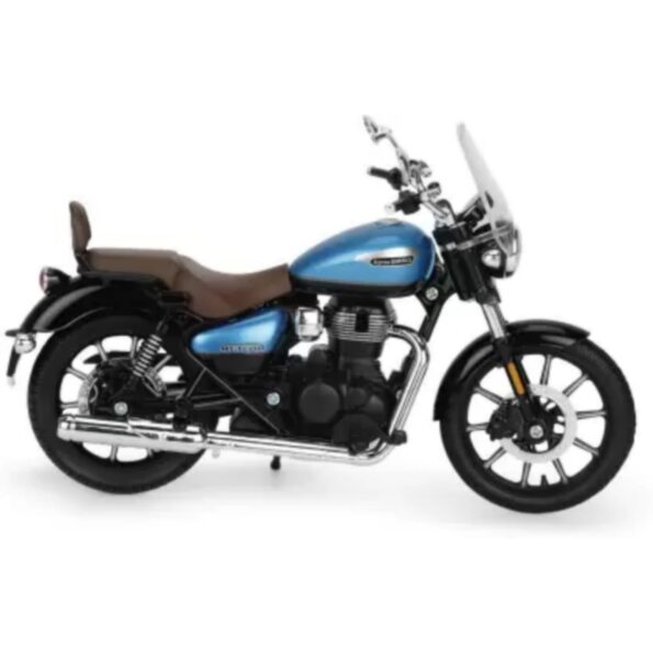 Supernova Blue Royal Enfield Meteor Mini 3D Scale ModelMiniature (1)