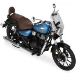 Supernova Blue Royal Enfield Meteor Mini 3D Scale ModelMiniature (2)