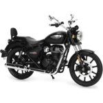 Supernova Stellar Black Royal Enfield Meteor Mini 3D Scale ModelMiniature