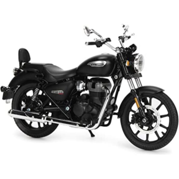 Supernova Stellar Black Royal Enfield Meteor Mini 3D Scale ModelMiniature Supernova Stellar Black Royal Enfield Meteor Mini 3D Scale ModelMiniature
