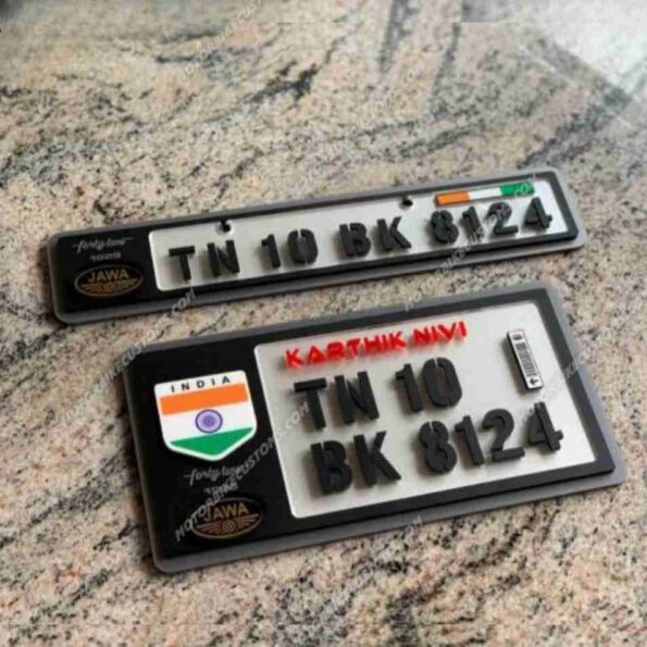Number Plates For Jawa