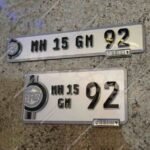 Royal Enfield Gun Metal Edition Number Plates
