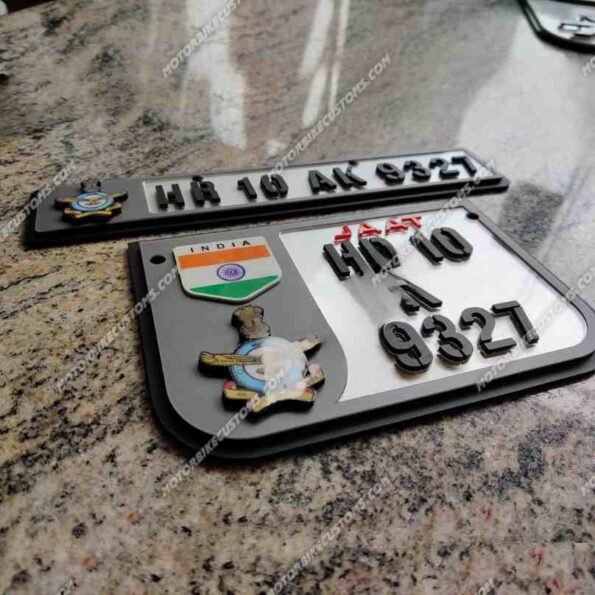 Indian Army Edition Number Plates (2)