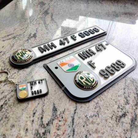 Signal Edition Number Plates For Royal Enfield