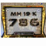 Antique Number Plates