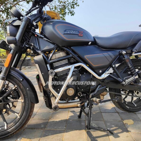 Dual Slider Leg Crash Guard For Harley Davidson X440 (1) Dual Slider Leg Crash Guard For Harley Davidson X440