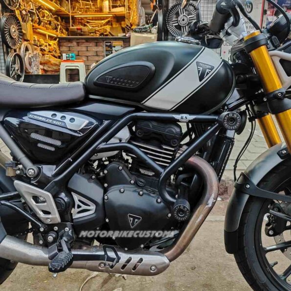 Dual Slider Leg Guard For Triumph Scrambler 400x (2)